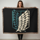 Attack On Titan Woven Throw Blanket