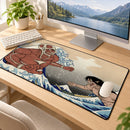Attack On Titans The Great Wave Japan Desk Mat