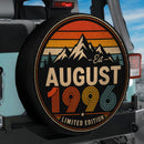 Retro August 1996 Jeep Car Spare Tire Cover