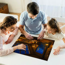 Autumn Midnight in Paris Jigsaw Puzzle