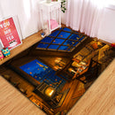 Autumn Midnight in Paris Rectangular Area Rug