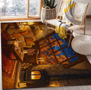 Autumn Night Warming Cozy Rectangular Area Rug