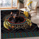 Awesome Doberman Custom Rectangular Area Rug