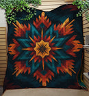 Aztec Pattern Quilt Blanket