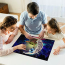 Baby Yoda Love You To The Moon Galaxy Jigsaw Puzzle