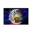 Baby Yoda Love You To The Moon Galaxy Jigsaw Puzzle