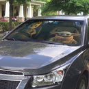 Baby Groot x Baby Yoda Car Auto Sunshades
