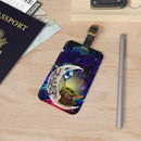 Yoda Love You To The Moon Galaxy Luggage Tag