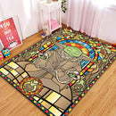 Baby Yoda Stained Glass Rectangular Area Rug