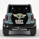Yoda Unzipped Jeep Car Spare Tire Cover