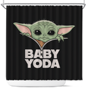 Yoda Zipper Shower Curtain