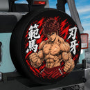 Baki Hanma Son Of Ogre Car Spare Tire Cover With Camera Hole