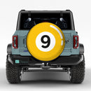 Ball Billiards Yellow 9 Car Spare Tire Cover