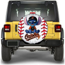 Baltimore Orioles Car Spare Tire Cover With Camera Hole