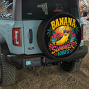 Banana Summer Vibe Car Spare Tire Cover