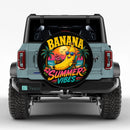 Banana Summer Vibe Car Spare Tire Cover