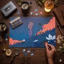 Bart Simpson Under A Starry Sky Jigsaw Puzzle