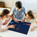 Bart Simpson Under A Starry Sky Jigsaw Puzzle