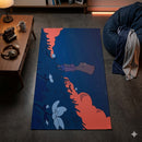 Bart Simpson Under A Starry Sky Rectangular Area Rug