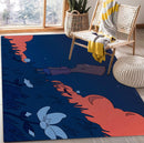 Bart Simpson Under A Starry Sky Rectangular Area Rug