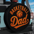 Basket Ball Dad Car Spare Tire Cover