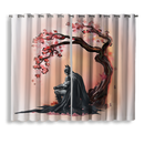 Batman Cherry Blossom Japan Window Curtain