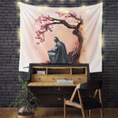 Batman Cherry Blossom Tapestry