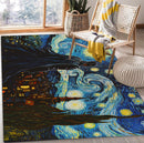 Batman Starry Night Rectangular Area Rug