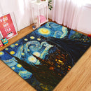 Batman Starry Night Rectangular Area Rug