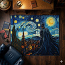 Batman Starry Night Rectangular Area Rug