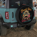 Beach Hair Don't Care Car Spare Tire Cover