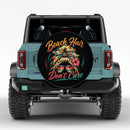 Beach Hair Don't Care Car Spare Tire Cover