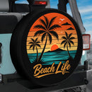 Beach Life Car Spare Tire Cover