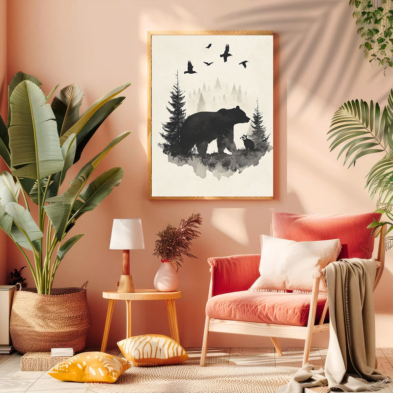 Bear Moutain - Living Room - Canvas Wall Art - Print - Wall Decor