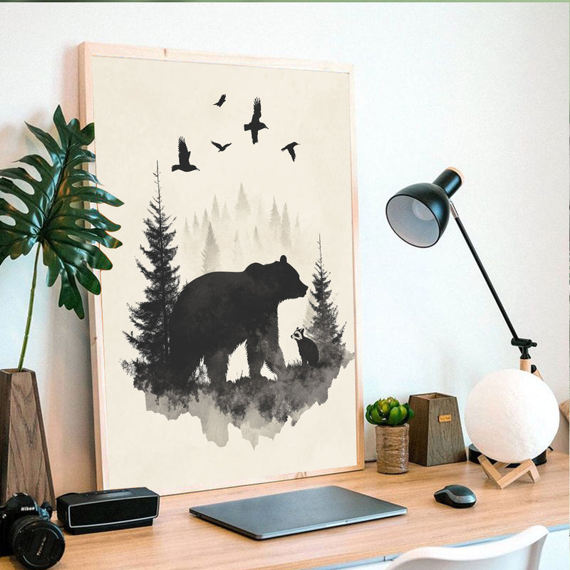 Bear Moutain - Living Room - Canvas Wall Art - Print - Wall Decor