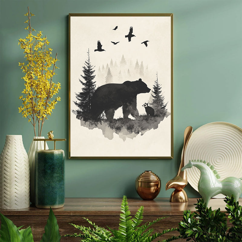 Bear Moutain - Living Room - Canvas Wall Art - Print - Wall Decor