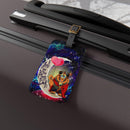 Beauty And The Beast Love You To The Moon Galaxy Luggage Tag
