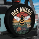 Honey Bee Aware Jeep Car Spare Tire Cover