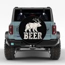 Beer Deer Car Spare Tire Cover