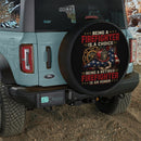 Being A Firefighter Is A Choice Car Spare Tire Cover