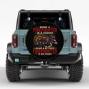 Being A Firefighter Is A Choice Car Spare Tire Cover