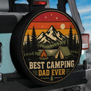 Best Camping Dad Ever Car Spare Tire Cover