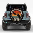 Best Cat Grandpa Ever Car Spare Tire Cover