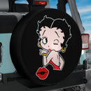 Betty Boop Red Kiss Car Spare Tire Cover