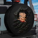 Betty Boop Tearing Car Spare Tire Cover