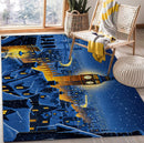 Big Ben London In Winter Rectangular Area Rug
