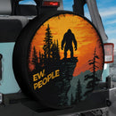 Bigfoot Ew People Car Spare Tire Cover