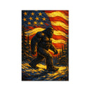 Bigfoot American Flag Jigsaw Puzzle