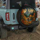 Bigfoot Camping Adventure Car Spare Tire Cover