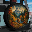 Bigfoot Camping Adventure Car Spare Tire Cover